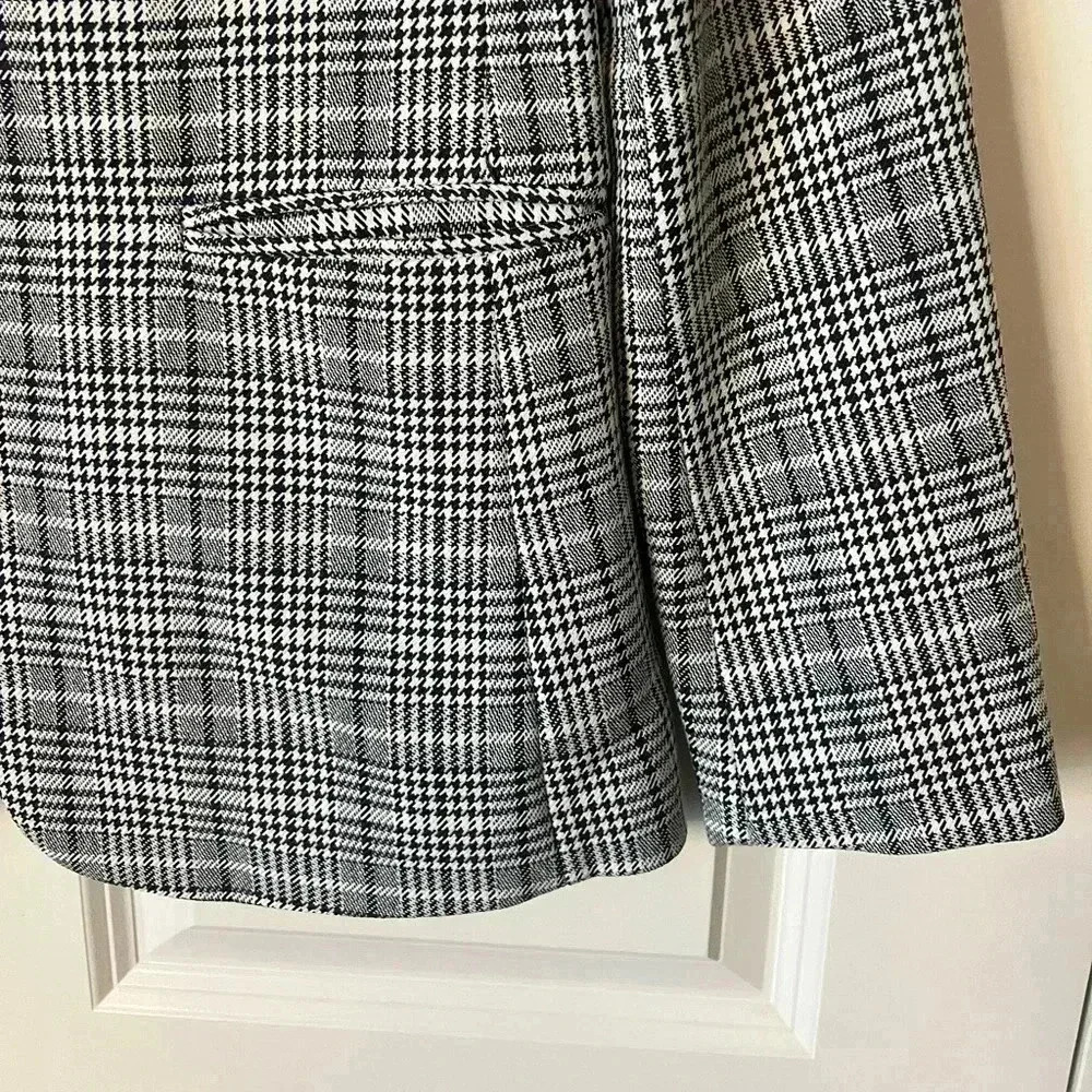 Gap Houndstooth Single Button Blazer - image 4